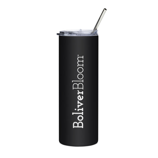 Boliver Bloom™ Stainless Steel Tumbler with Straw