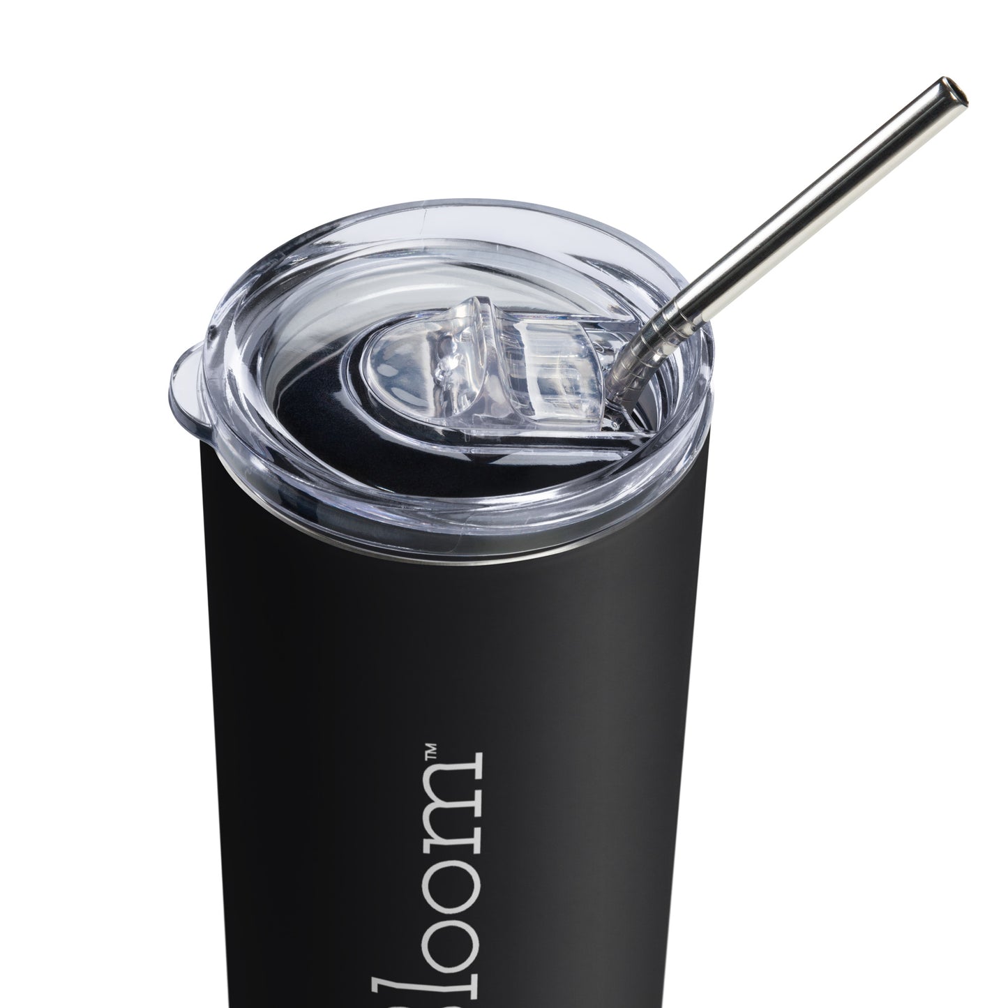 Boliver Bloom™ Stainless Steel Tumbler with Straw